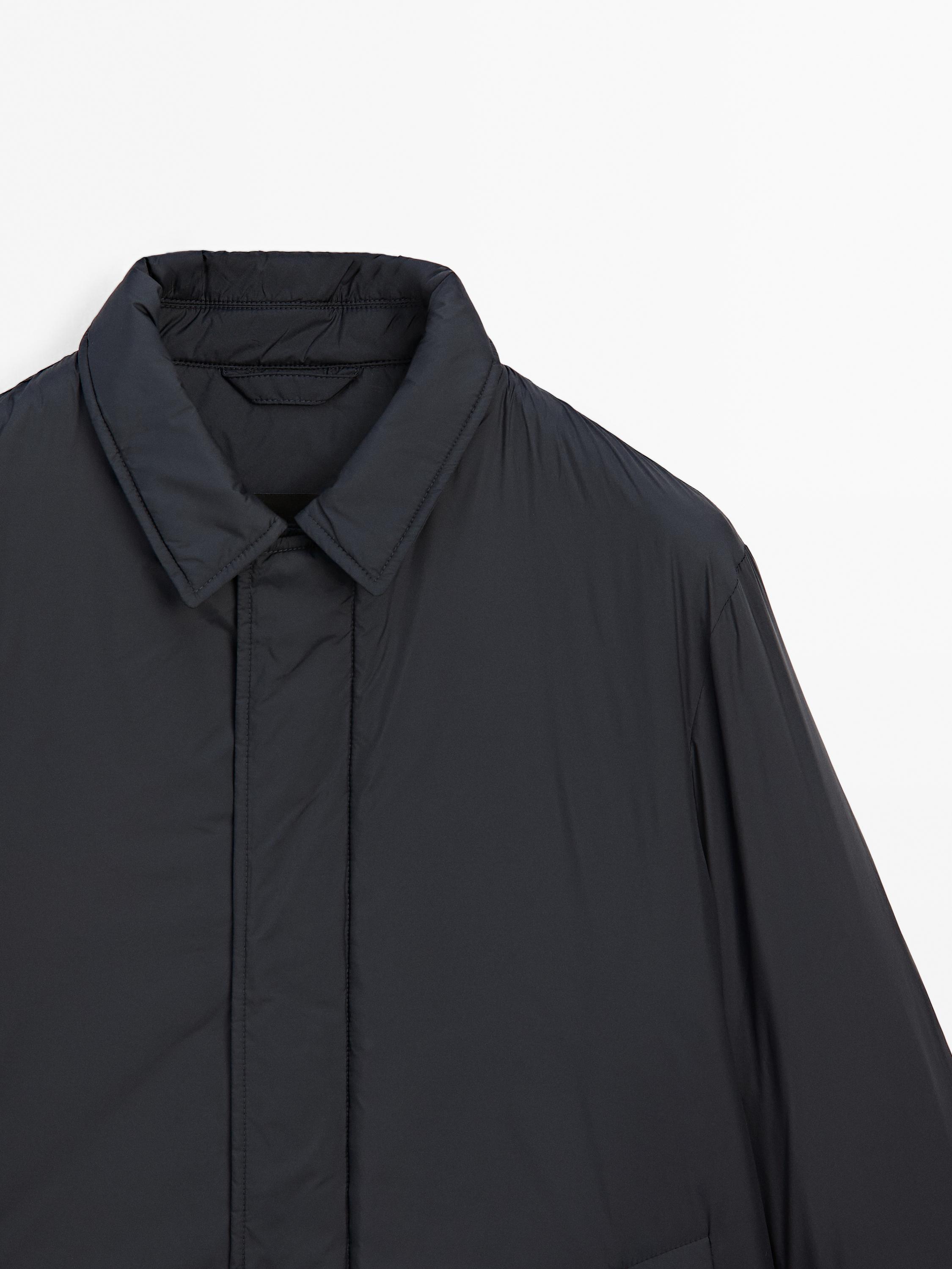 Parka ultra-légère en duvet mélangé hydrofuge